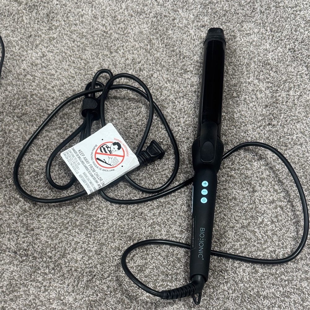 Bio Ionic Long Barrel Curling Iron 1.25” with Moisture Heat Technology